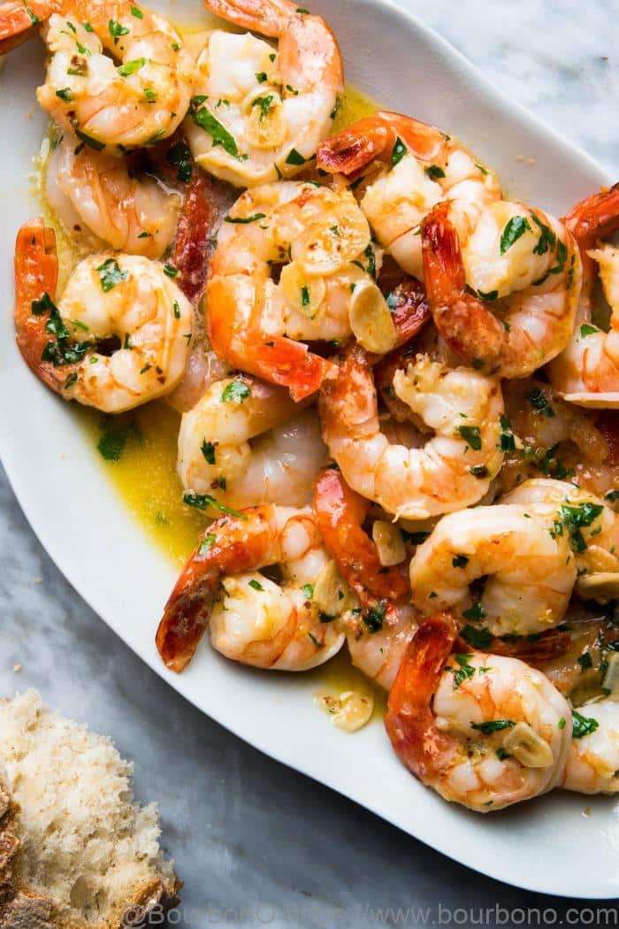 A tasty dish of juicy, buttery shrimp scampi will surely awake your taste buds