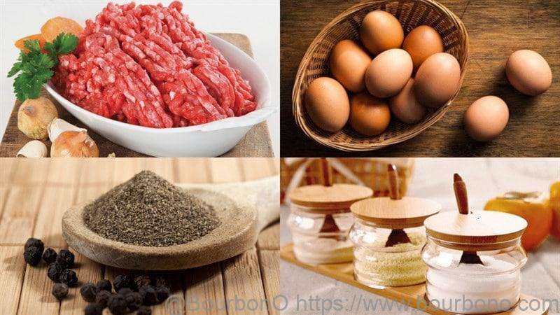 Ingredients for Braised pork chop temp