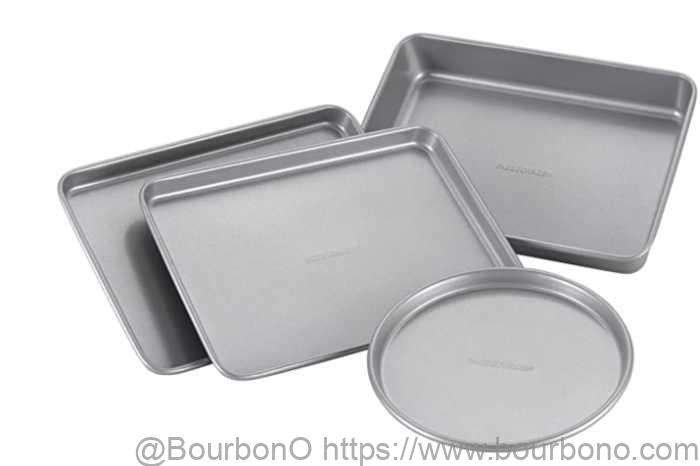 Farberware Bakeware Steel Nonstick Toaster Oven Pan Set